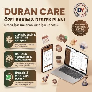 Duran Care (Aylık Site Koruma - Takip)